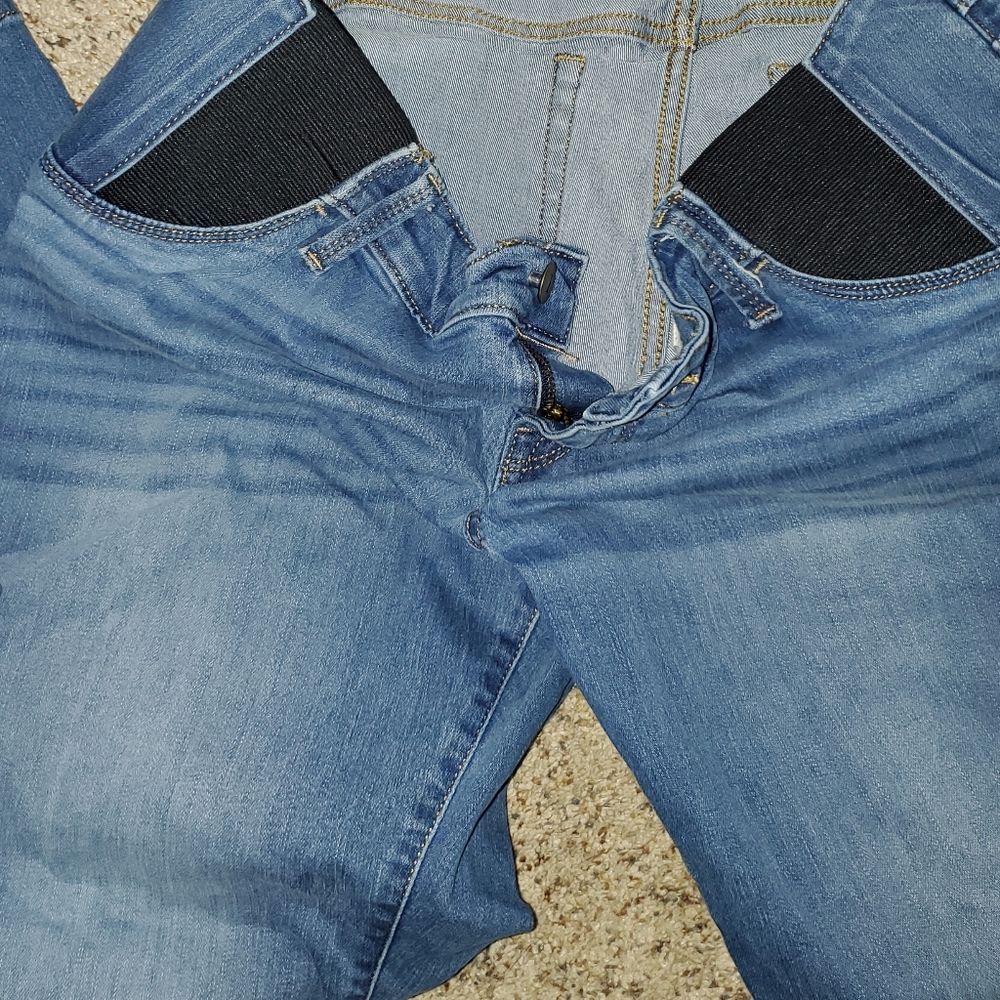 Maternity Pants, 12/31R, Faded blue